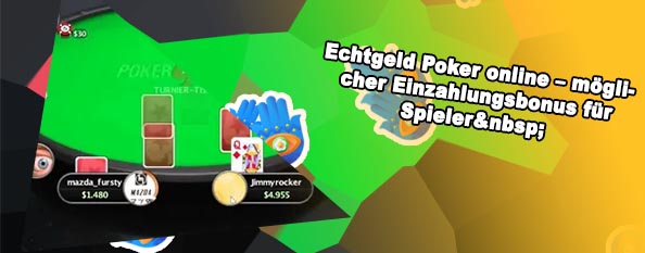 Online pokern echtgeld